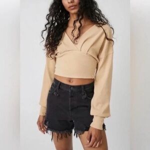 We The Free All Nighter Long Sleeve Crop Size L